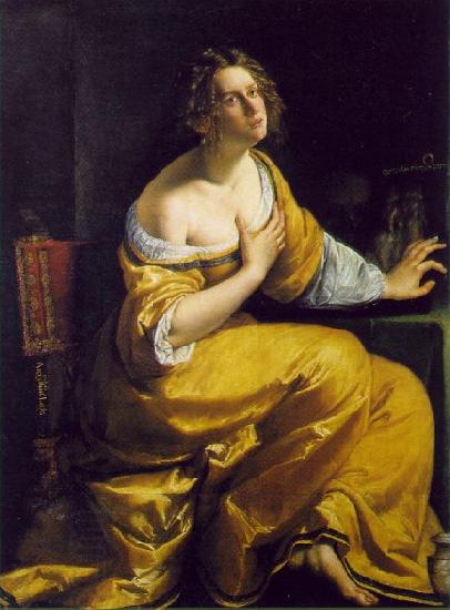 GENTILESCHI, Artemisia Mary Magdalen df China oil painting art